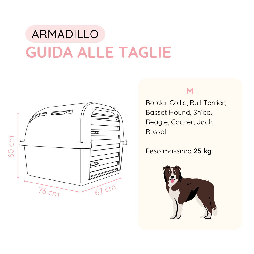 Armadillo il primo trasportino per cani con gli airbag