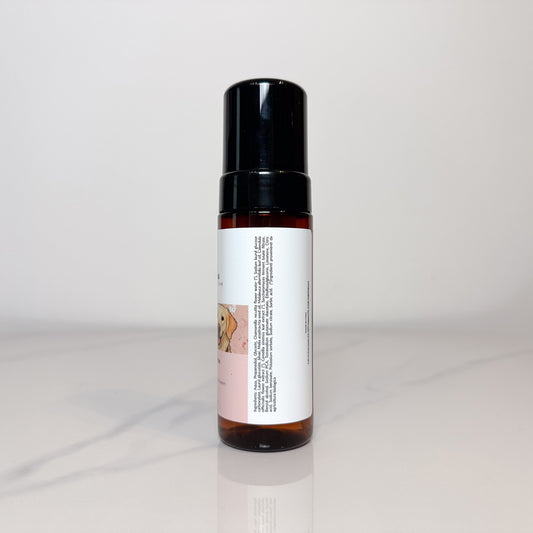 Flacone mousse igienizzante per cani, pulizia rapida tra un bagno e l’altro