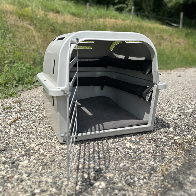 Dettaglio del sistema di airbag del trasportino Armadillo