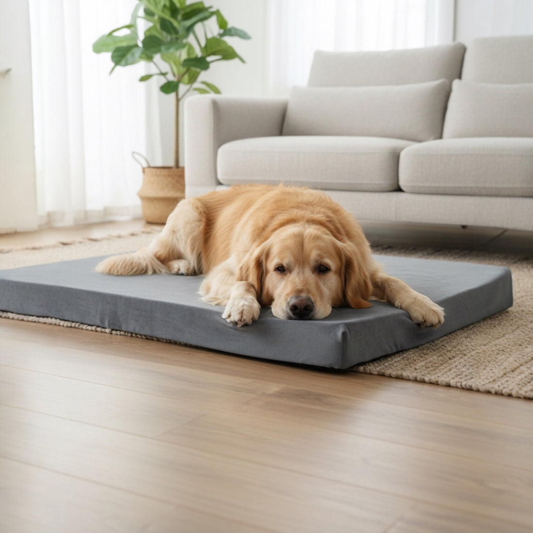 Due Letty Grande per due cani felici: perché scegliere una cuccia ortopedica memory foam 120×70×9 cm
