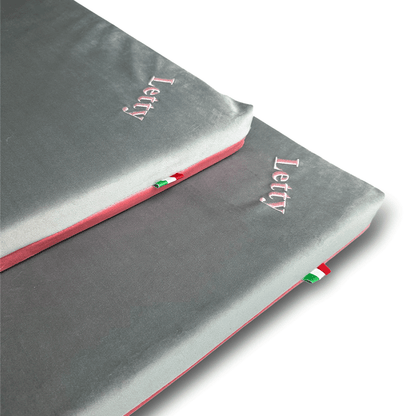 Cuccia per cani in memory foam con tessuto in velluto sfoderabile