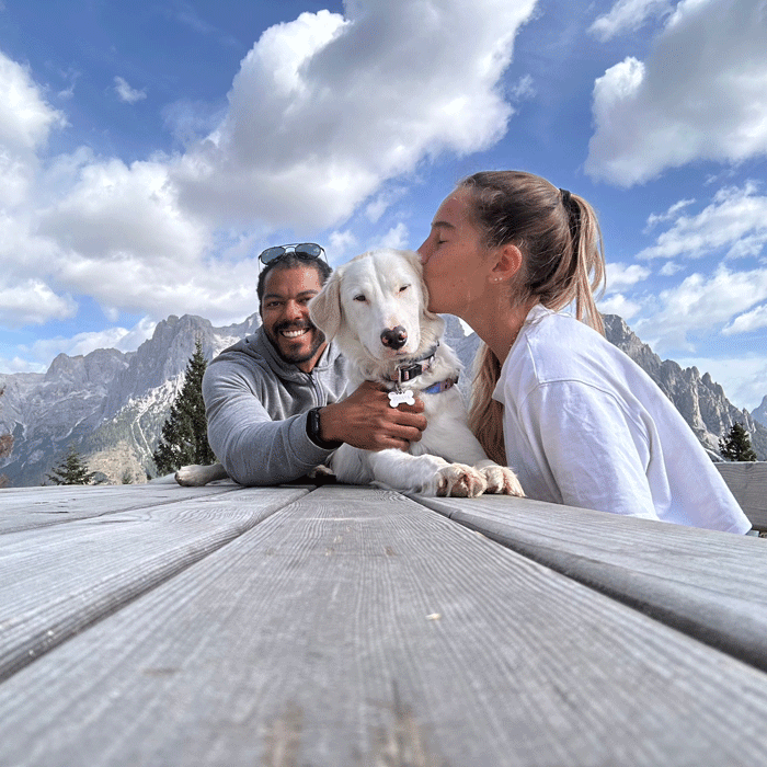 Il team di Tartufo Rosa in montagna