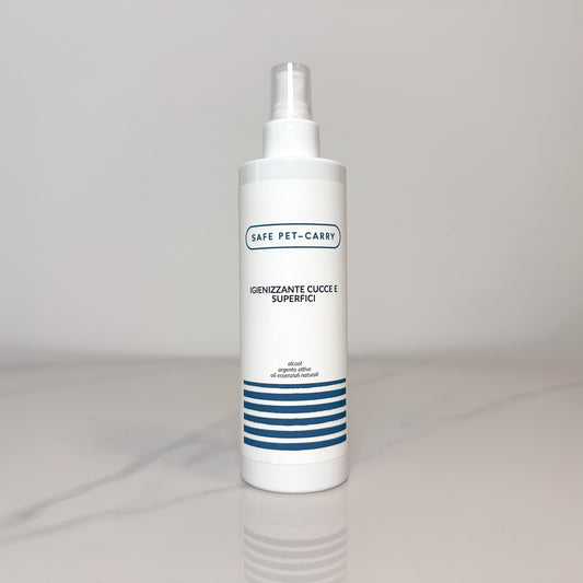 Igienizzante spray per cani Tartufo Rosa, elimina batteri e cattivi odori dal pelo