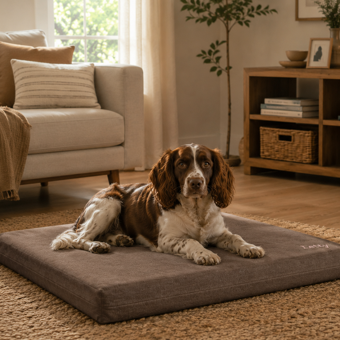 Letty – Cuccia Ortopedica in Memory Foam a Doppio Strato | Tartufo Rosa