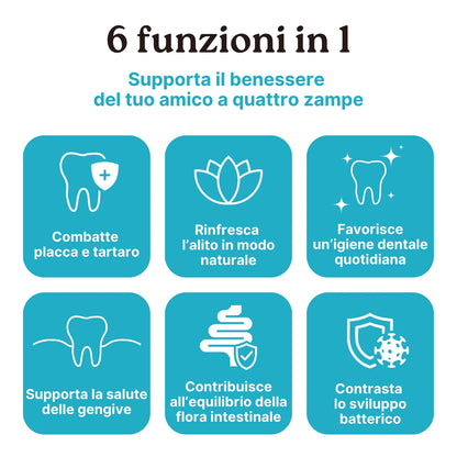 OralProPet - benefici per alito, placca, tartaro e igiene orale