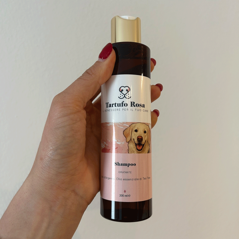 Detergente idratante per cani con pelle secca o irritata